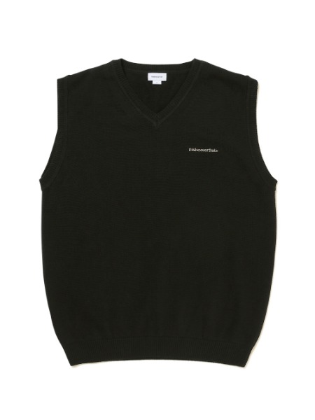 디스이즈네버댓 T 로고 니트 베스트T-Logo Knit Vest (Black)
