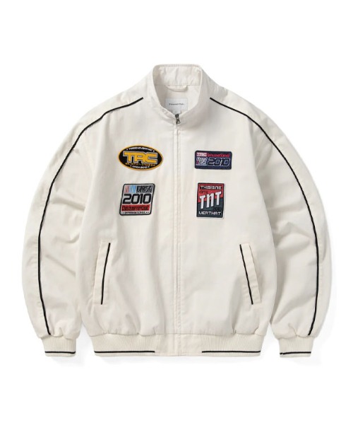 디스이즈네버댓 TRC 레이싱 자켓 TRC Racing Jacket (Off White)