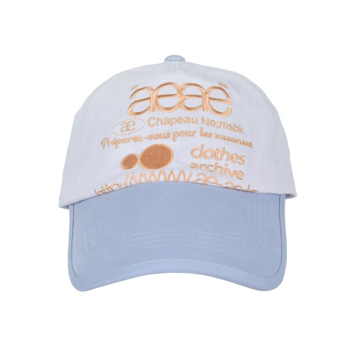 에이이에이이 웹 로고 5패널 볼캡 AEAE Web Logo 5 Pannel Ball Cap (Greyish Purple)