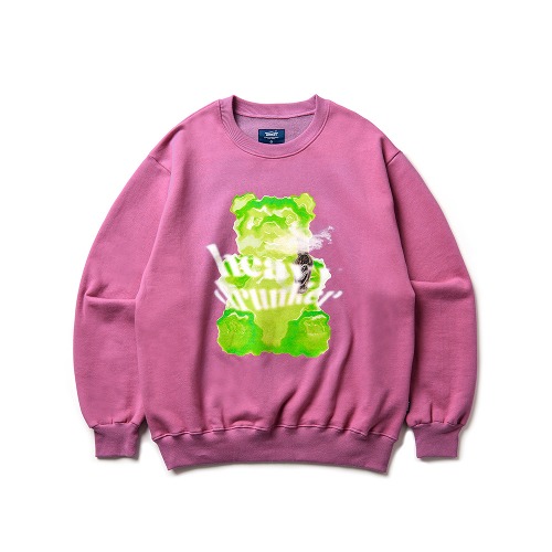 아노트 젤리 베어 스웻셔츠 핑크플럼 Jelly Bear Sweatshirt  (Pink Plum)