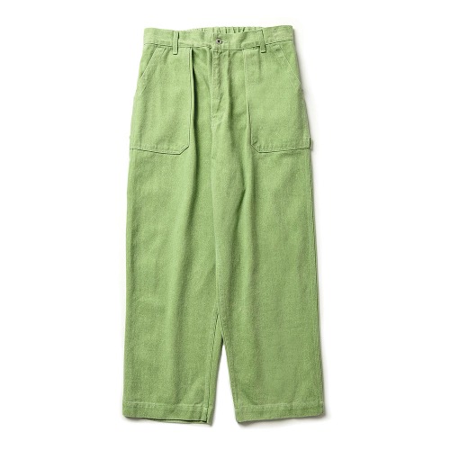 아노트 다잉 페인터 퍼티그 팬츠 애플그린 Dyeing Painter Fatigue Pants (Apple Green)