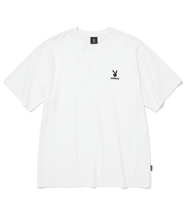 위캔더스 로고 티셔츠 LOGO T-SHIRT [PLAYBOY] (White)