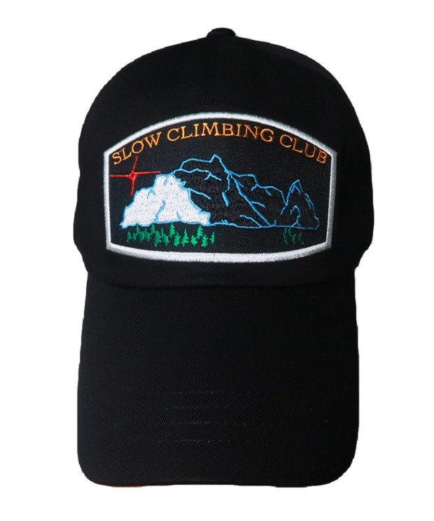더콜디스트모먼트 슬로우 클라이밍 클럽 캡 SLOW CLIMBING CLUB CAP (Black)
