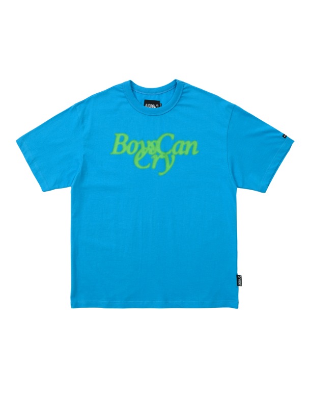 아조바이아조 Boys Can Cry T-Shirt (Blue)