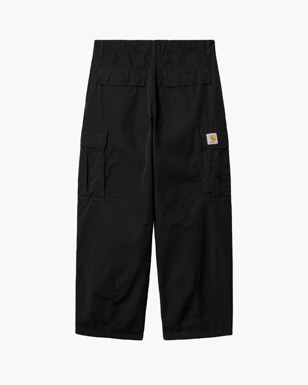 (RELAX FIT)칼하트WIP 콜 카고 팬츠 레인 COLE CARGO PANT LANE (Black Stone Washed)