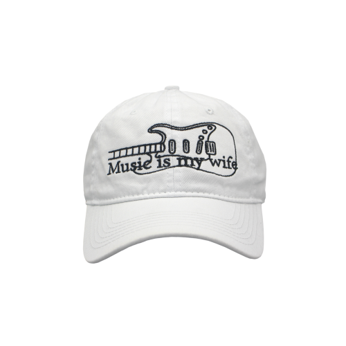 모스키토 머더러스 MUSIC IS MY WIFE CAP (White)