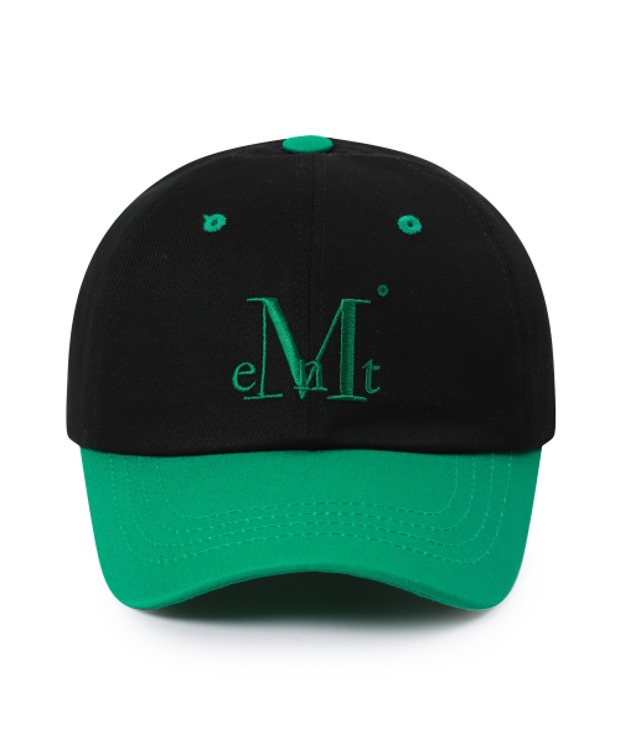 무센트 시그니처 투톤 볼캡 SIGNATURE TWO TONE BALL CAP (Black/Green)