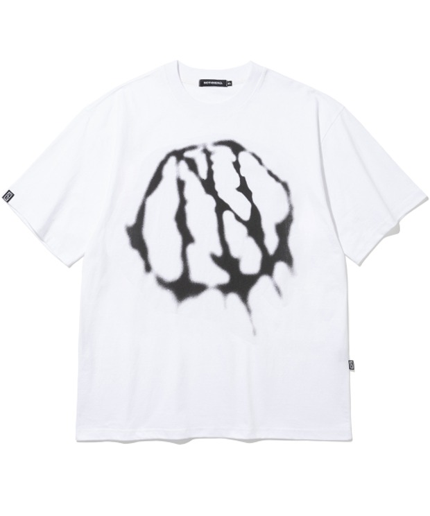 낫포너드 Ink Bleed T-Shirts (White)