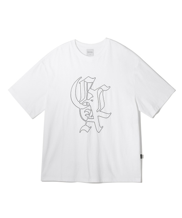 가터갤러리 고딕 심볼 티셔츠 GOTHIC SYMBOL T-SHIRTS (White)
