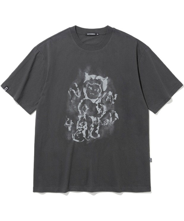낫포너드 Baby Dokkaebi T-Shirts (Charcoal)