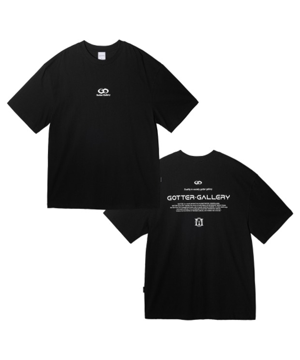 가터갤러리 에센셜 그래픽 티셔츠 ESSENTIAL GRAPHIC T-SHIRTS (Black)