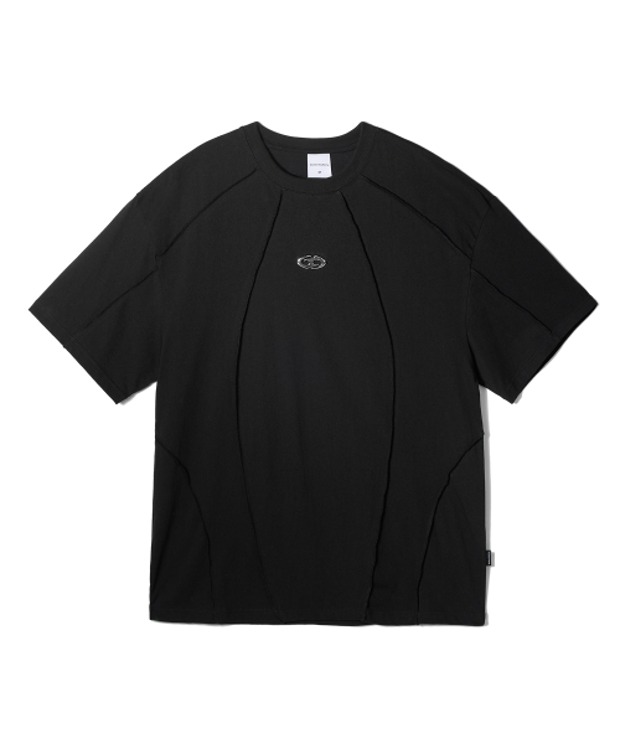 가터갤러리 심볼 엣지 컷 티셔츠 SYMBOL EDGE-CUT T-SHIRTS (Black)